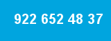 922 652 48 37 922 652 48 37